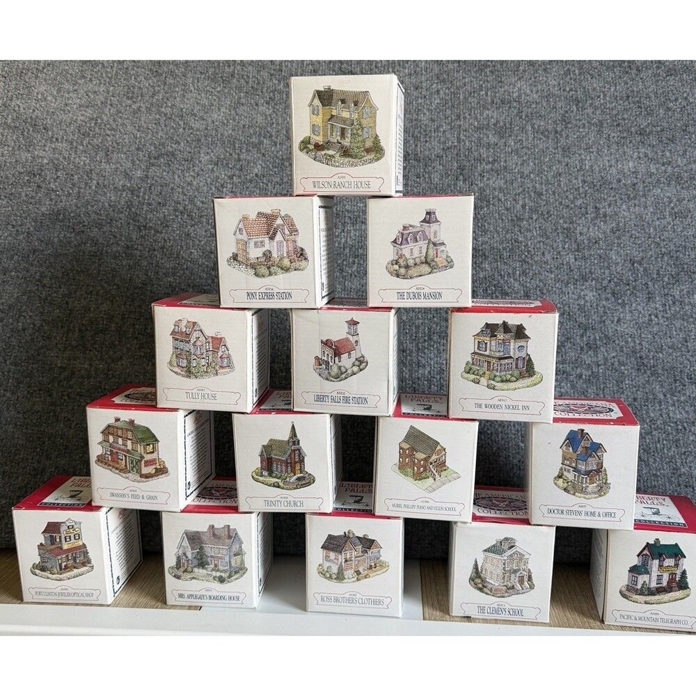 VTG FALLS VILLAGE/AMERICANA COLLECTION w/BOXES- 17 available, 10$ each, u pick!
